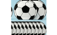 10 Pieces Black-and-White Soccer Party Favor Bag Glossy Soccer Favor Bag