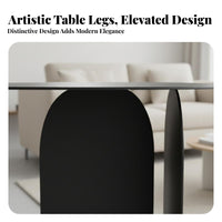 Modern Design Dual-panelPanel Base Table Minimalist Aesthetic Nightstand Space-Saving Household Furniture Multipurpose for Apartment Dwellers, Homeowners, Interior Decorators, Living Room, Bedroom, Entryway, Office