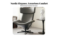 Nordic Aesthetic Rotating Zongzi Armchair Designer Inspired Lounge Chair 360° rotate Home Seating Modern aesthetic for Interior Designers, Homeowners, Design aficionados, Living Room, Bedroom, perusing alcove