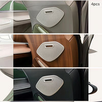 4 Pieces Speaker Grille Trim Covers Perforated Car Thin pieceProfile