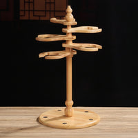 Traditional Wind Instrument Display Stand Five-Tier Traditional Wind Instrument Stand Space-Saving Desktop Holder for Instrumentalists, Collectors