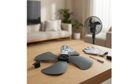 Matching Screw Cap 400 Mm Fan Blade Gray 16-Inch Fan Blade