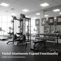 Multi-Functional Guided Machine Commercial Grade Guided Machine with Cable Versatile Pulley Station Comprehensive Comprehensive Training Station
