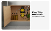 Self-Priming Water Pump Automatic On/deactivated RV Clean Water Pump Easy