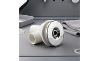 Compact Shower Nozzle Assembly Round Cover Bathtub Pool Nozzle Cylindrical Ports Bathtub Shower Sprayer Angled
