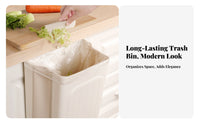Foldable Hanging Trash Can Space Saving Foldable Cabinet Garbage Bin Wide Opening Hanging Trash Can for Home Cooks, Renters, Lavatory, Camping, Car