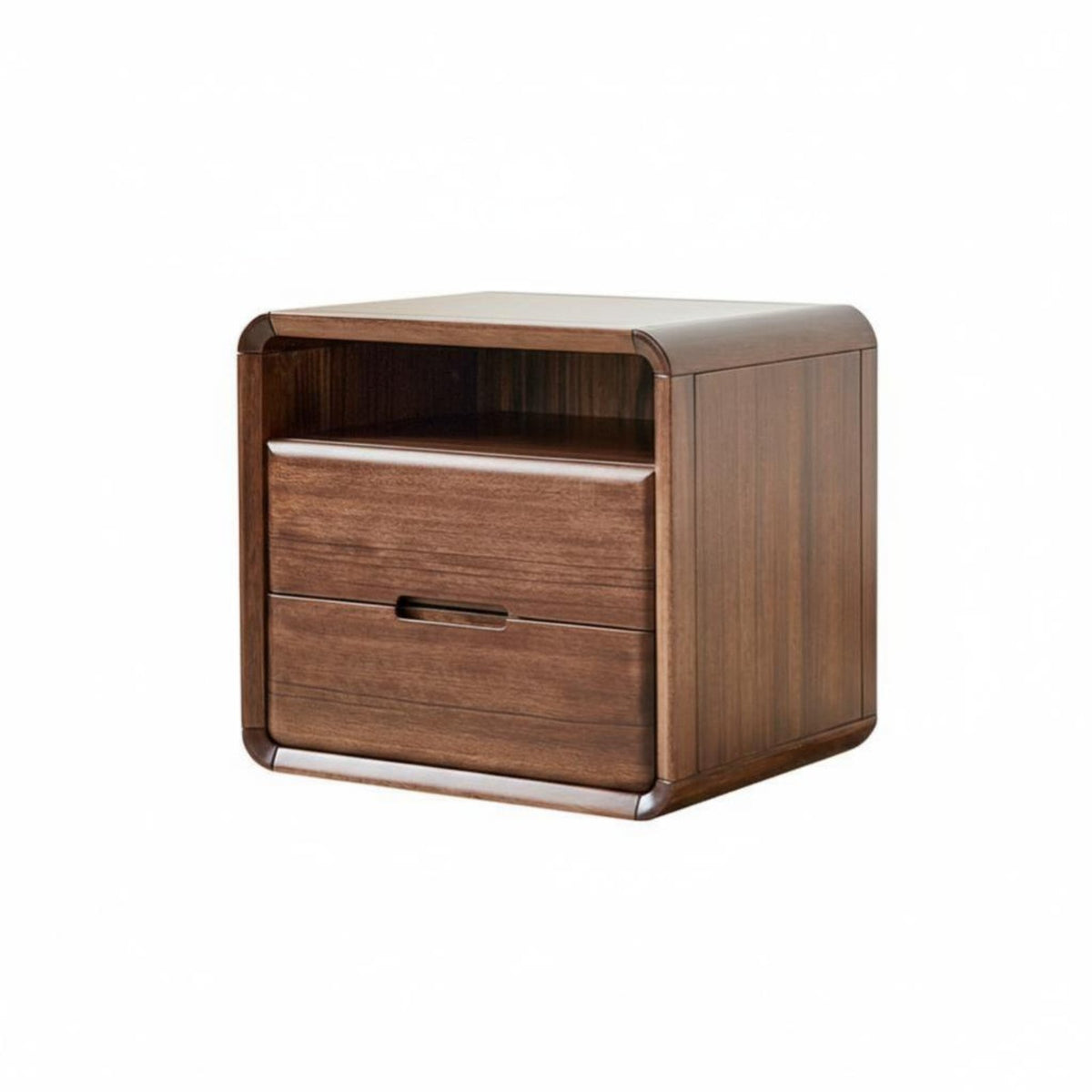 Modern Design 3-Drawer Nightstand Sturdy Frame 3-Drawer Storage Cabinet Multi-Functional Bedside Table Integrated Handles for Homeowners, Parents, Students, Office, Living Room, Hallway, Closet