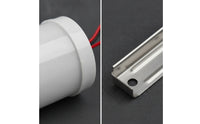White Interior Light Bar Frosted LED Light Bar Translucent Lamp Rounded for Cargo Area, Trunk, Cabin