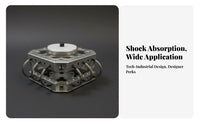 Shockproof Wire Rope Shock Absorber High Stability Vibration Isolator Gimbal Platform Collision Resistant Wire Rope Isolator 304 Stainless Steel for Footage Graphers, Film Professionals, Vehicle Filming, Instrument Protection, Sky Photography