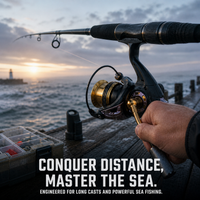 High-Strength Metal Gapless Spinning Reel for Sea Fishing