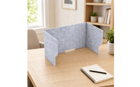 Three-Sided Desk Divider Panel Portable Acoustic Desk Divider Privacy Cubicle Screen Sturdy for Office Workers, Students, Open Offices, Classrooms, Study Desks