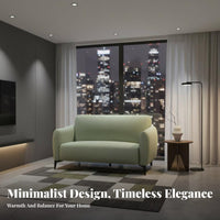 Modern Design emerald Minimalist Sofa Small Space suitable for Upholstered Settee Soft Textured upholstery material Living Room Couch Sturdy framework for Apartment Dwellers, homeowners, Young Adults, Lounge Area