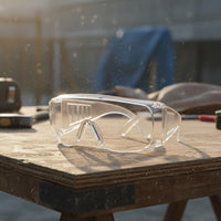 Industrial Work Goggles Dustproof Water-Resistant Clear Goggles Windproof for DIY Enthusiasts, Motorcyclists, Construction, Carpentry