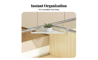 2-Tier Cubicle Rack Easy Assembly Plant Stand Space-Saving for Balcony, Students