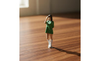 1:64 Scale Girl Figure Cute Design 1:64 Miniature Scale Female Figure Tiny People Model Highly Detailed 2.6cm Female Model