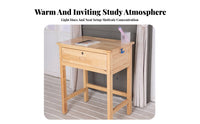 Sturdy Construction Single Student Desk with Chair Easy Assembly child's Desk and Chair Set Ergonomic Design kids' Furniture Safety Certified for Students, Children, Teenagers, Classroom, Tutoring Center, Home, Bedroom