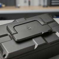 Hard-Shell Electric Cycle Battery Box Durable Electric Bicycle Battery Box Einfach Zu Installieren Batteriebox Mit Ladeanschluss Shielding for Cyclists