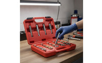 Automotive Oil Drain Plug Repair Kit Metric Oil Pan Thread Repair Kit Universal Tap Set Comprehensive for Mechanics, DIYers, Garage, Workshop, Roadside Repairs