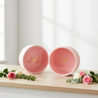 2 Pieces PVC Gift Box Elegant Look Round Flower Box Large Capacity