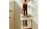 Airtight Cold Brew Coffee Maker Removable Cold Brew Pitcher Leakproof Iced Coffee Pitcher Slim for Students, Kitchen