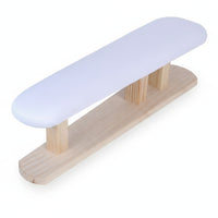 Rounded Top Wooden Ironing Stool Natural Wood Padded Ironing Stool