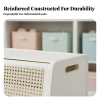 Safe Rounded Corners Rolling Toy Organizer Large Capacity Storage Cabinet Multi-Functional kids' Furniture Stable construction for Toddlers, Boys and Girls, Parents, Playroom, Nursery, Kindergarten, Daycare Center
