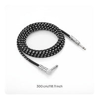 Right Angle Guitar Cable Noise Resistance Straight to Right Angle Cable Unbalanced Unbalanced Audio Gear for Studio, Rehearsal