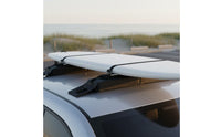 2 Pieces Kayak Roof Carrier Portable Foldable Roof Pads Easy Installation Surfboard Car Rack for Kayakers, Surfers, Outdoor, Travel, Beach Trips