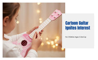 Kids Playable Ukulele, Cartoon Mini Guitar Toy, Early Learning Musical Gift