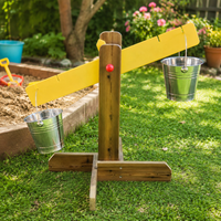 Wooden Balance Scale, Childrens Play Scale 80x60x70cm, Nursery Balance Scale for Preschool Sand & Water Messy Play