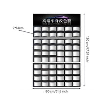 Car Wrap Sample Display Board Large Size Auto Accessory for Store, Sales Counter