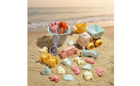 Safe Kids Sand Toy Set Portable Sand Pail and Shovel Set Easy to Clean Outdoor Toys Multi-Scene Play for Toddlers, Sandbox