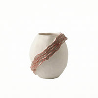 Ceramic Vase Handmade Decorative Vase Matte Vessel for Living Room