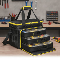 Tool Bag with Clear-Lid Cases Soft-Sided for Garage