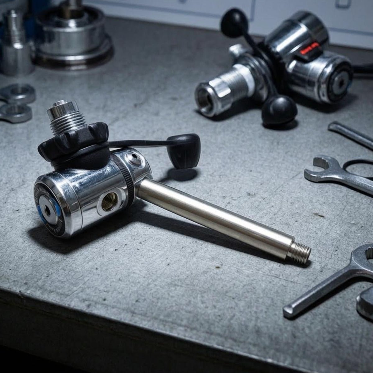 Threaded Ends primaryStage Regulator Rod SS316 Regulator Fixing Rod Stainless Steel Maintenance Tool Cylindrical Metal Body for Repair