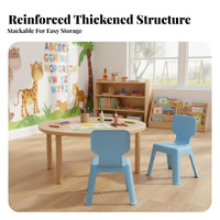 Kindergarten Chair Thickened Design children's Backrest Stool Non-Slip Kids Chair for Young Children, Preschoolers, Daycare, Playroom, Bedroom