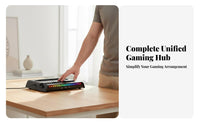 All-in-Single Design PS5 Slim Cooling Stand 3-Speed Fan PS5 Cooling Stand Multifunctional Console Dock for Gaming Console Players, Gamers, Game Room, Entertainment Center, Bedroom