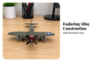 1;72 P-47 Fighter Model  Diecastl U.star Symbol Insignia Wartime airplane Model Fighter Plane Detailed Reproduction