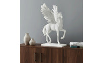 Winged Horse Sculpture Modern Design Winged Horse Statue Highly Detailed for Office