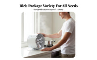 Powerful Suction Portable Kitchen Exhaust Fan Installation-No-Installation Stovetop Smoke Extractor High Airflow Kitchen Ventilation Fan All-Metal Body for Apartment Dwellers, DIY Enthusiasts, Small Areas, Garage, Basement, Windowsill