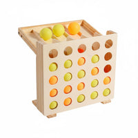 Hand-Eye Coordination Rebound Ball Game Early Education Color Sorting Toy Interactive Play Preschool Counting Toy Pattern Recognition for Preschoolers, Kids, Kindergarten, Classroom, Playroom