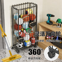 Basketball Storage Rack for Balls and Toys