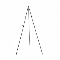 Sturdy Design Portable Tripod Easel Stable Structure Adjustable Tripod Easel Non-Slip Feet Adjustable Painting Stand Rust-Proof for Artists, Students, Exhibitions, Shop Displays, Weddings