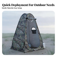Multi-Purpose Portable Shower Tent Waterproof Camping Shower Tent Spacious Interior Outdoor Changing Room Windproof for Beachgoers, Families, Travelers, Outdoors, Beach, Fishing, Road Trips
