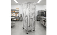 Transparent Baking Tray Rack Cover Zippered Clear PVC Rack Cover Dustproof