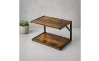 Black Metal Frame Desktop Printer Rack