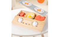 Child-Sized Pretend Kitchen Cooktop Colorful Tabletop Kitchen Play Set for Children