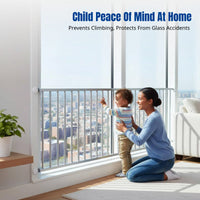 No-Drill Child Safety Balcony Guardrail, Elevated Opening Fence, Outdoor Protective Barrier