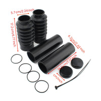 Fork Tube Sleeve Fork Boot Set Dust Resistant Front Shock Cover for Custom   Owners