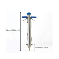 Stainless Steel Seedling Transplanter Spring-Loaded Seedling Planter with Lever Hand-Operated Manual Transplanter Long-Lasting for Nurseries